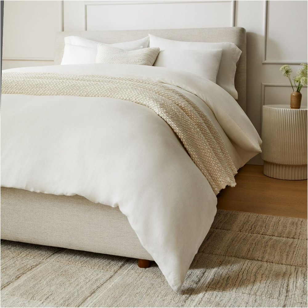 California King Linen  European Flax Linen Duvet Cover